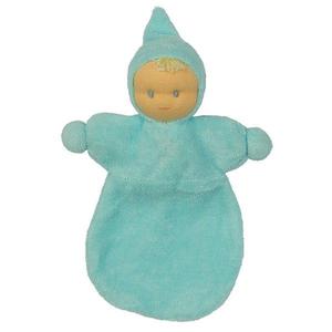 Petit Doudou Naissance Poupon Peppa Mini Mix 17cm Bleu Ciel -