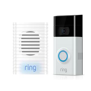 Kit interphone Vidéo Doorbell 2 et carillon Chime - Ring