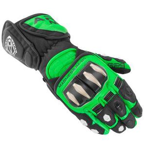 Arlen Ness Sugello Gants de moto, noir-vert, taille XS