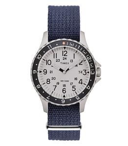 Timex - Homme - Montre Navi Océan 38 mm bracelet en tissu - Bleu