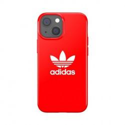 Adidas - Coque Souple Entry - Couleur : Rouge - Modèle : iPhone 13 Mini