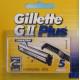 Lames de rasoir Gillette g2, lames gillette g2 7 O'CLOCK pour rasoir 2 lames, Pack de 5 bi-Lames