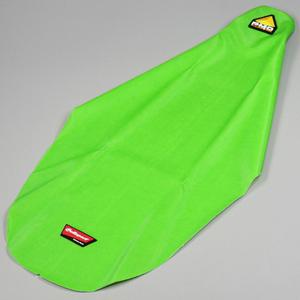 Housse de selle Kawasaki KXF 250 (2013 - 2016) et 450 (2012 - 2015) Polisport Pyramid verte