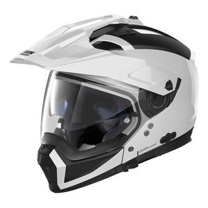 Casque trail transformable Nolan N70-2 X Classic N-Com Mأ tal blanc- S