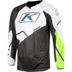 Klim Dakar Maillot Motocross, noir-vert, taille S