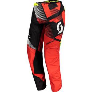 Scott 350 Dirt Pantalon motocross 2018, noir-rouge, taille 30