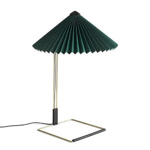 MATIN LARGE-Lampe à poser LED Coton/Métal H52cm Vert