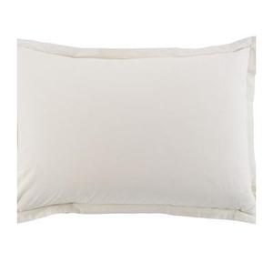 Taies d'oreillers, traversins Atelier Du Coton Lot de 2 taies d'oreiller coton 57 fils Lin, 50x70 femme 50x70 cm