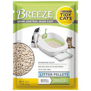 Litière (1,59kg) - Kit PURINA Tidy Cats Breeze - pour chat