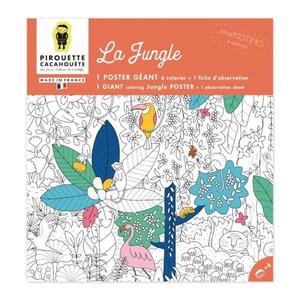 Loisirs Créatifs 'Mes posters à colorier'' La Jungle Pirouette C