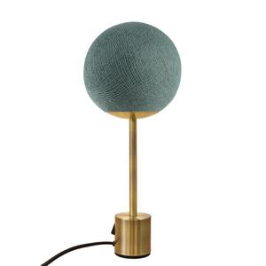 APAPA-Lampe à poser globe tissé H40cm Vert