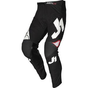 Just1 J-Flex Pantalon Motocross Jeunesse, noir-blanc, taille 42