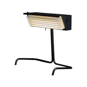 BINY-Lampe à poser LED acier et aluminium H32,5cm Noir