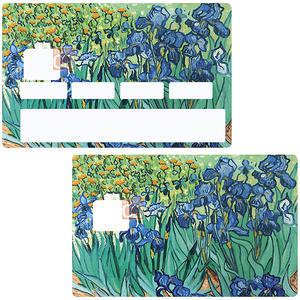 Sticker pour carte bancaire, Les Iris de Van Gogh
