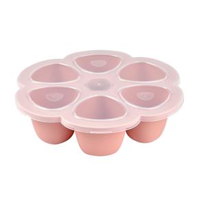 Silicone Multi-Portion Trays 6x3 oz. old pink