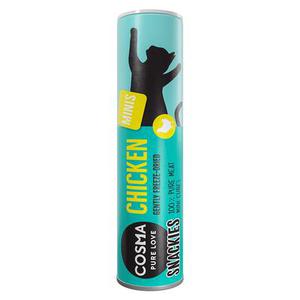 26g Cosma Snackies Minis Friandises lyophilisées poulet - Friandises pour chat