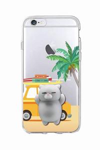 Coque iPhone Chat paresseux anti-stress - Chat paresseux en vacances / iPhone 7 Plus