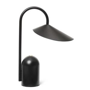 ARUM PORTABLE-Lampe à poser LED Métal sans fil variateur intégré H30cm Noir