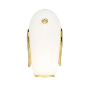 PET LIGHTS - NOOT NOOT-Lampe à poser Pingouin Verre/Porcelaine H33cm Doré