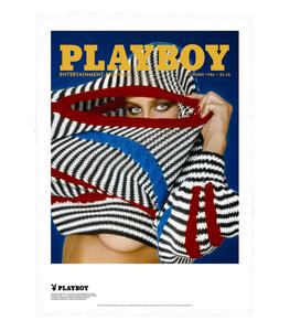 Image Republic - Affiche Playboy Couverture Octobre 1986 38 x 56 cm - Blanc