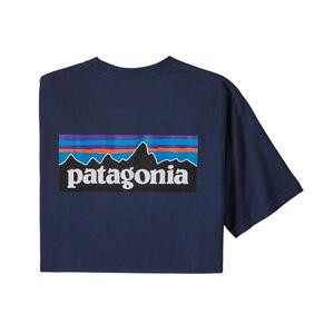 Tee Shirt de randonnée M's p6 Logo Responsibili-Tee - Classic New Navy