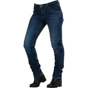 Overlap City Lady Jeans de moto de dames, bleu, taille 34 pour Femmes