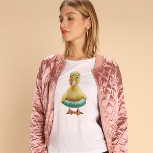 T-shirt Femme - Duck Bouee - Blanc - Taille M