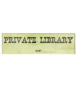 John Derian - Vide-poches vintage "Private Library" - Jaune