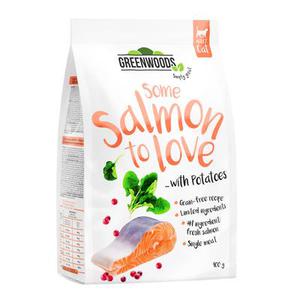 400g Greenwoods saumon, pommes de terre, épinards, canneberges - Croquettes pour chat