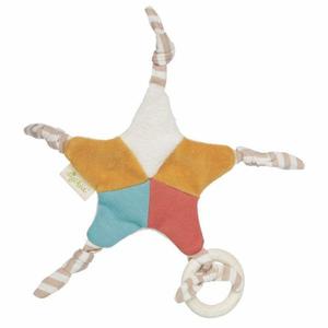 Doudou Anneau de dentition Etoile 14cm Green premier Age Sigikid -