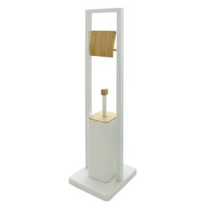 DÉROULEUR PAPIER TOILETTE AVEC BROSSE NETTOYANTE