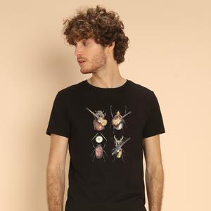 T-shirt Homme - Beetles - Noir - Taille S