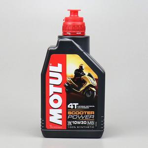 Huile moteur 4T 10W30 MB Motul Scooter Power 100% synthèse 1L