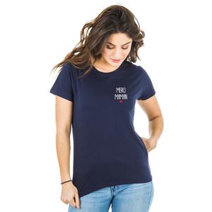 T-shirt Femme - Merci Maman Mpt - Navy - Taille XL